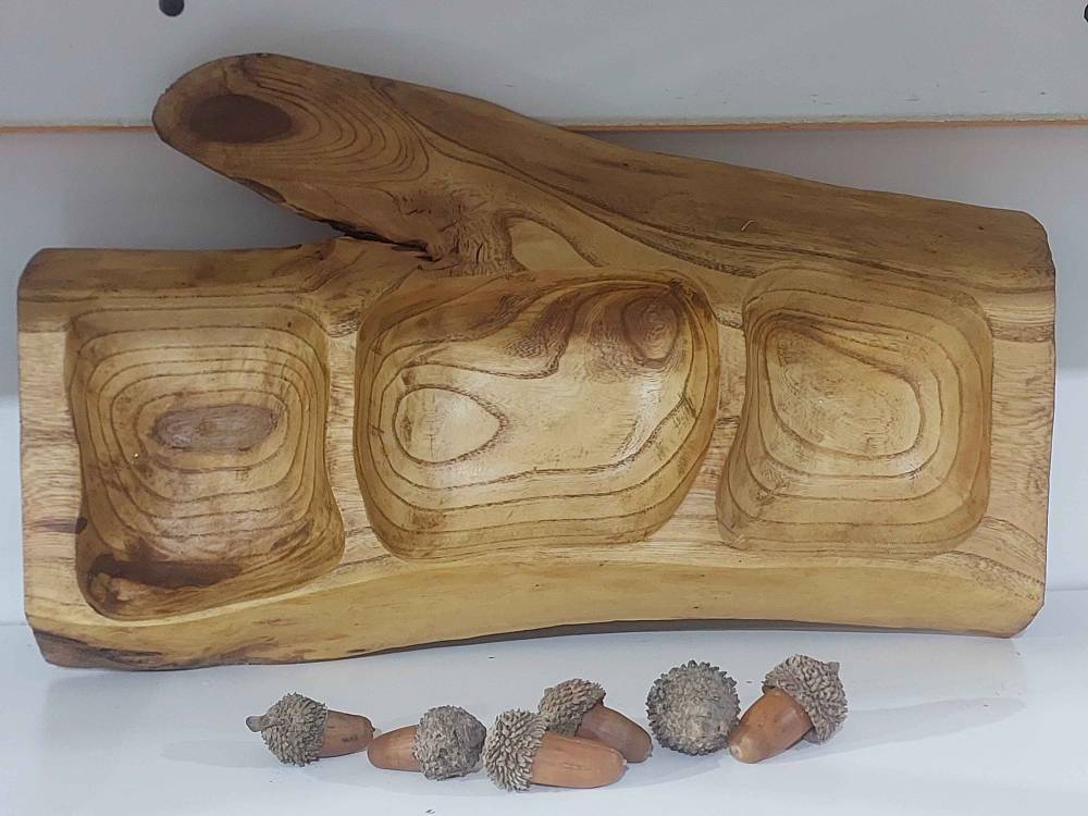 اردو خوری با چوب گردو دست ساز